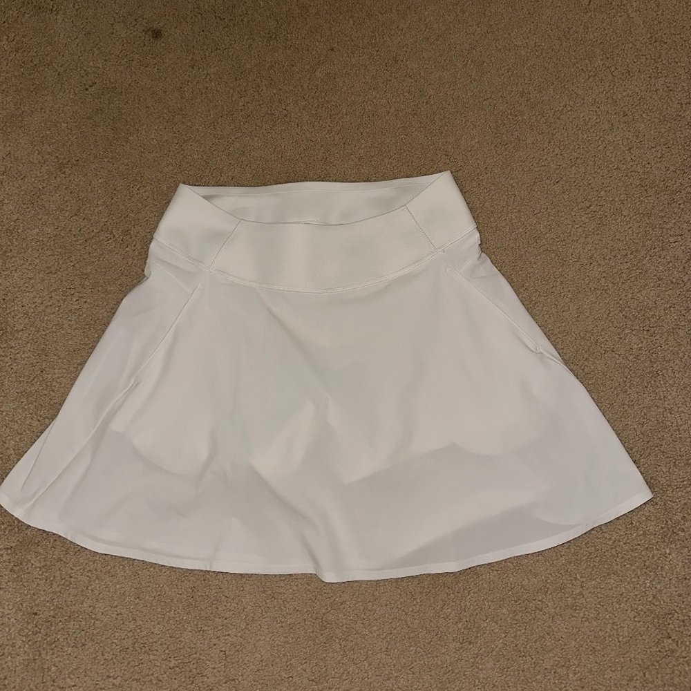 White Skort